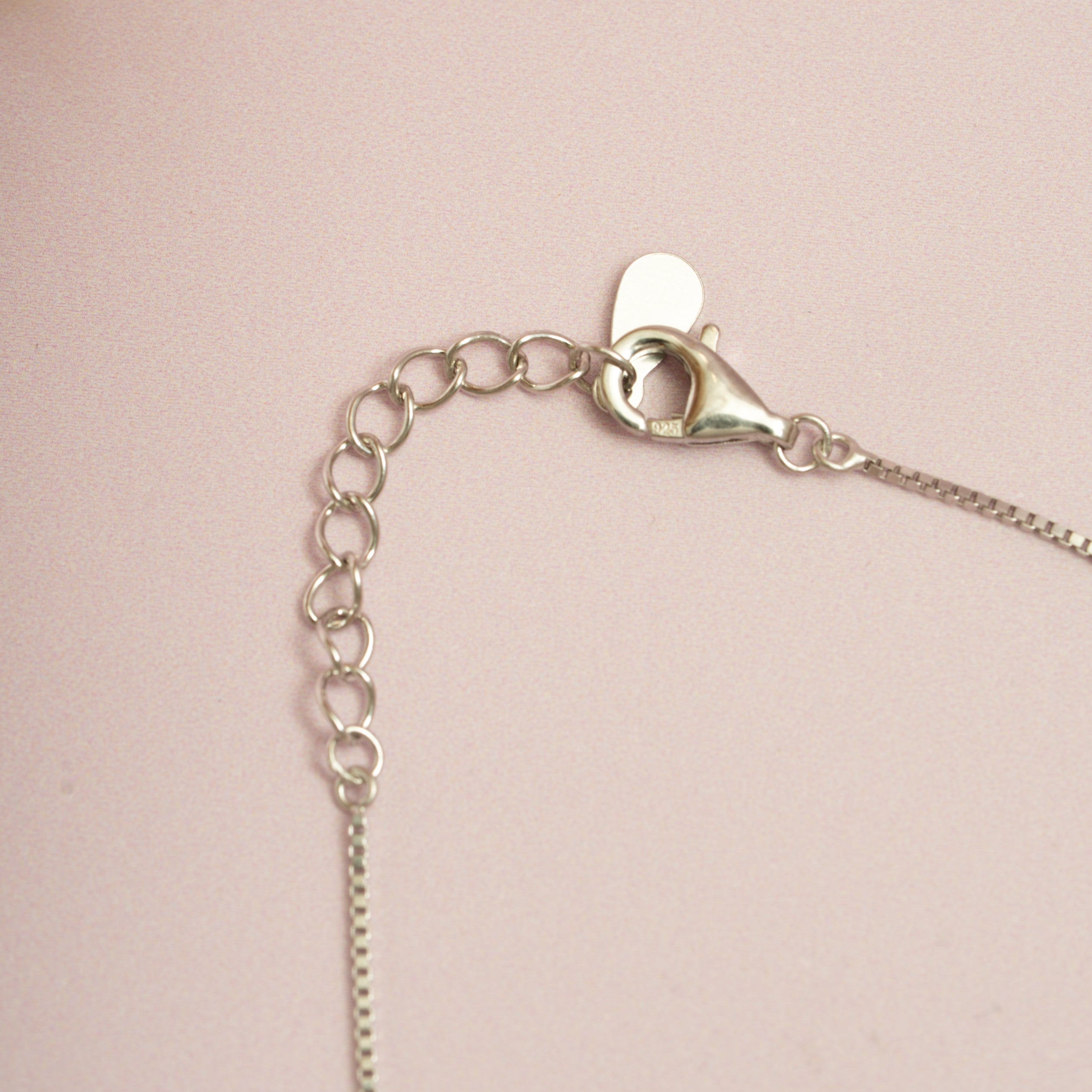 Silver Moonstone Heart Bracelet