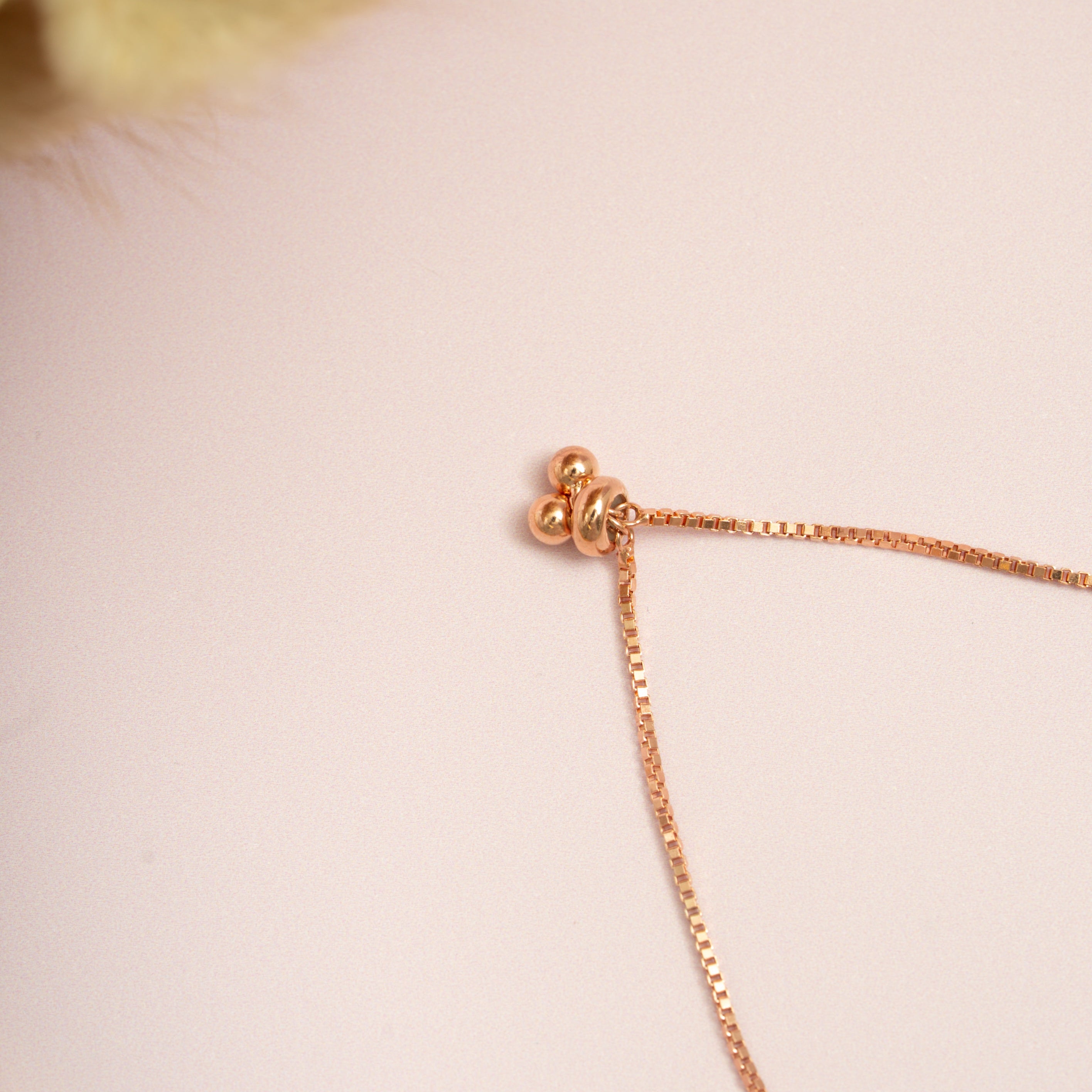 Rose Gold Heart Cluster Bracelet