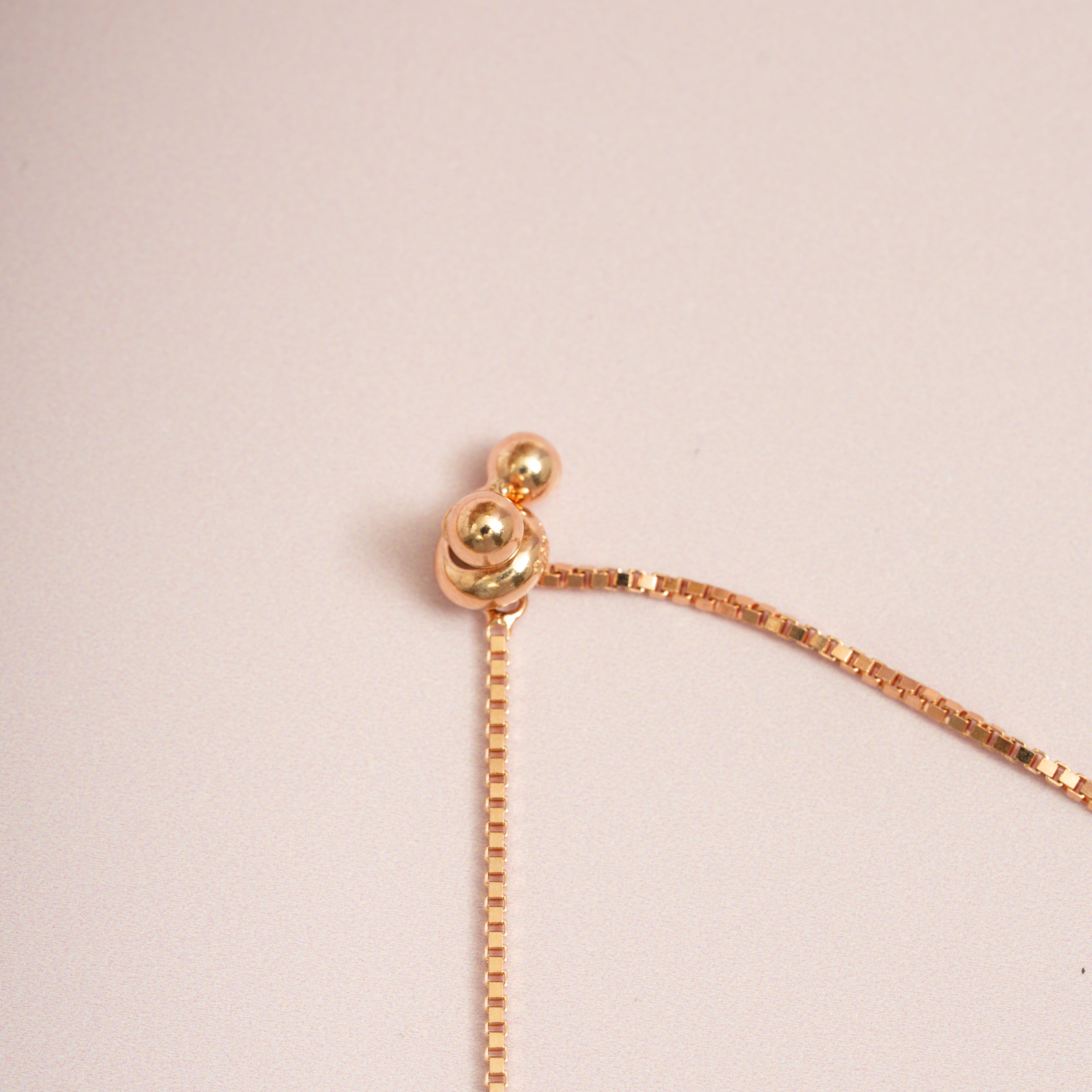 Rose Gold Moonstone Heart Bracelet