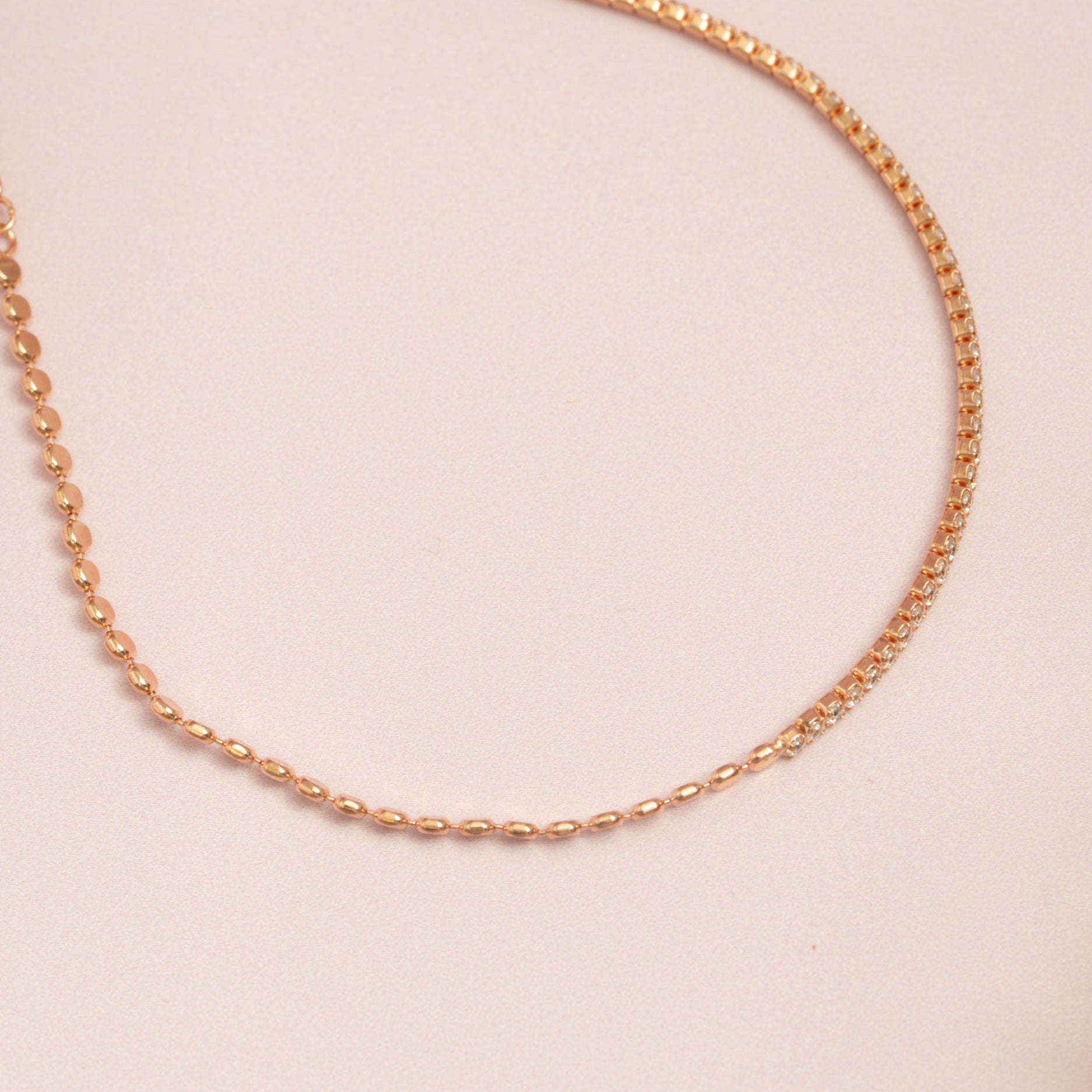 Rose Gold Minimalist Chain Bracelet