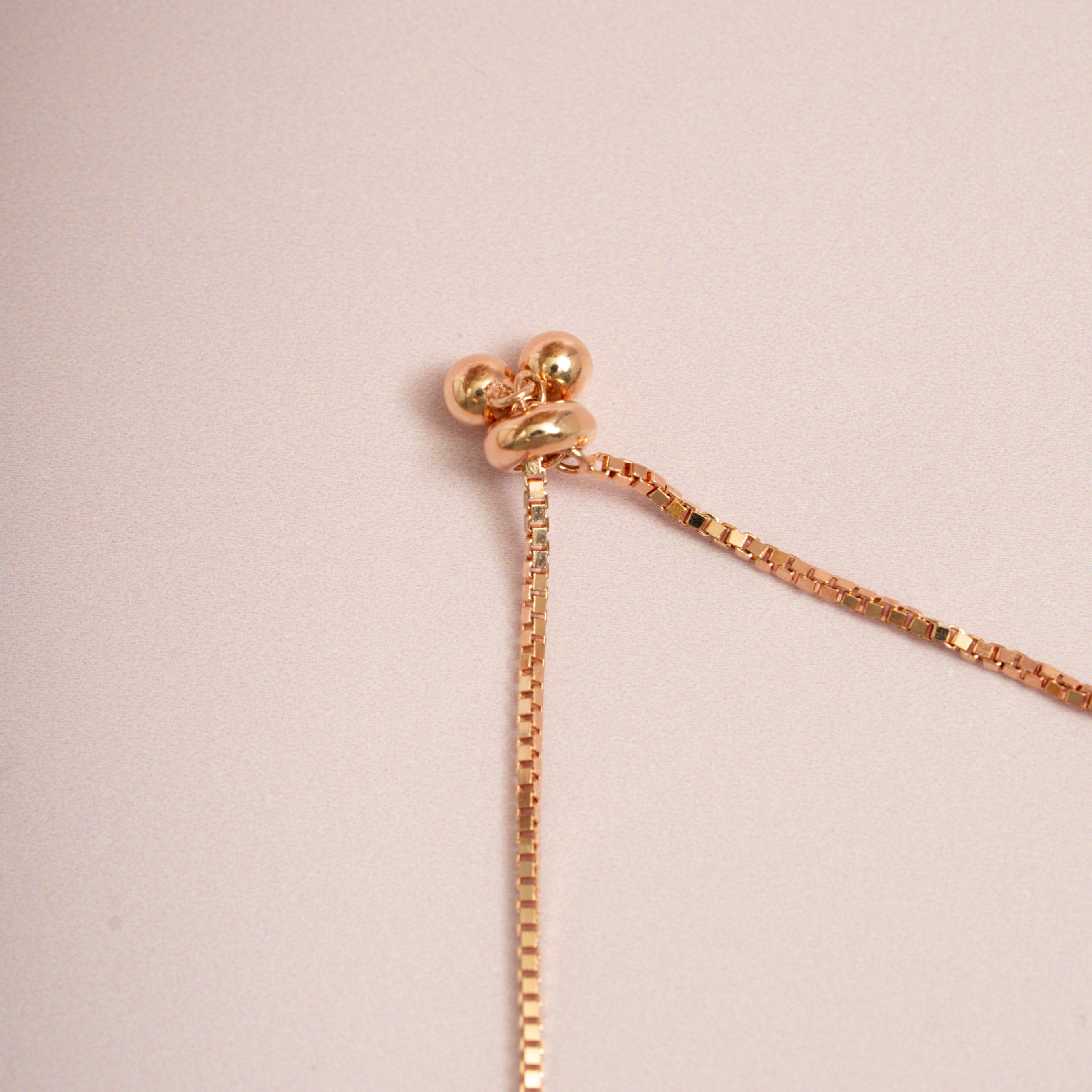 Rose Gold CZ Flower Bracelet