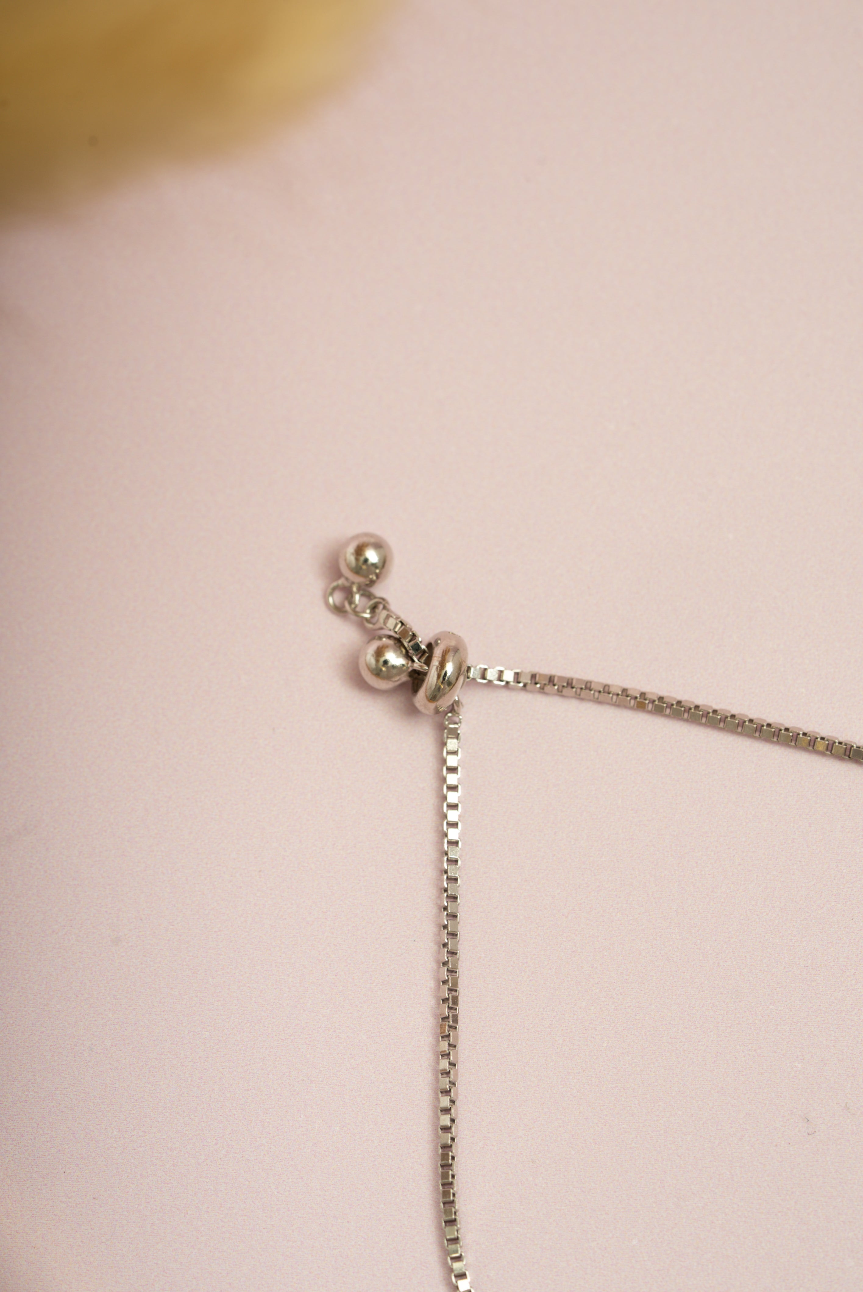 Silver Moonstone Petal Bracelet