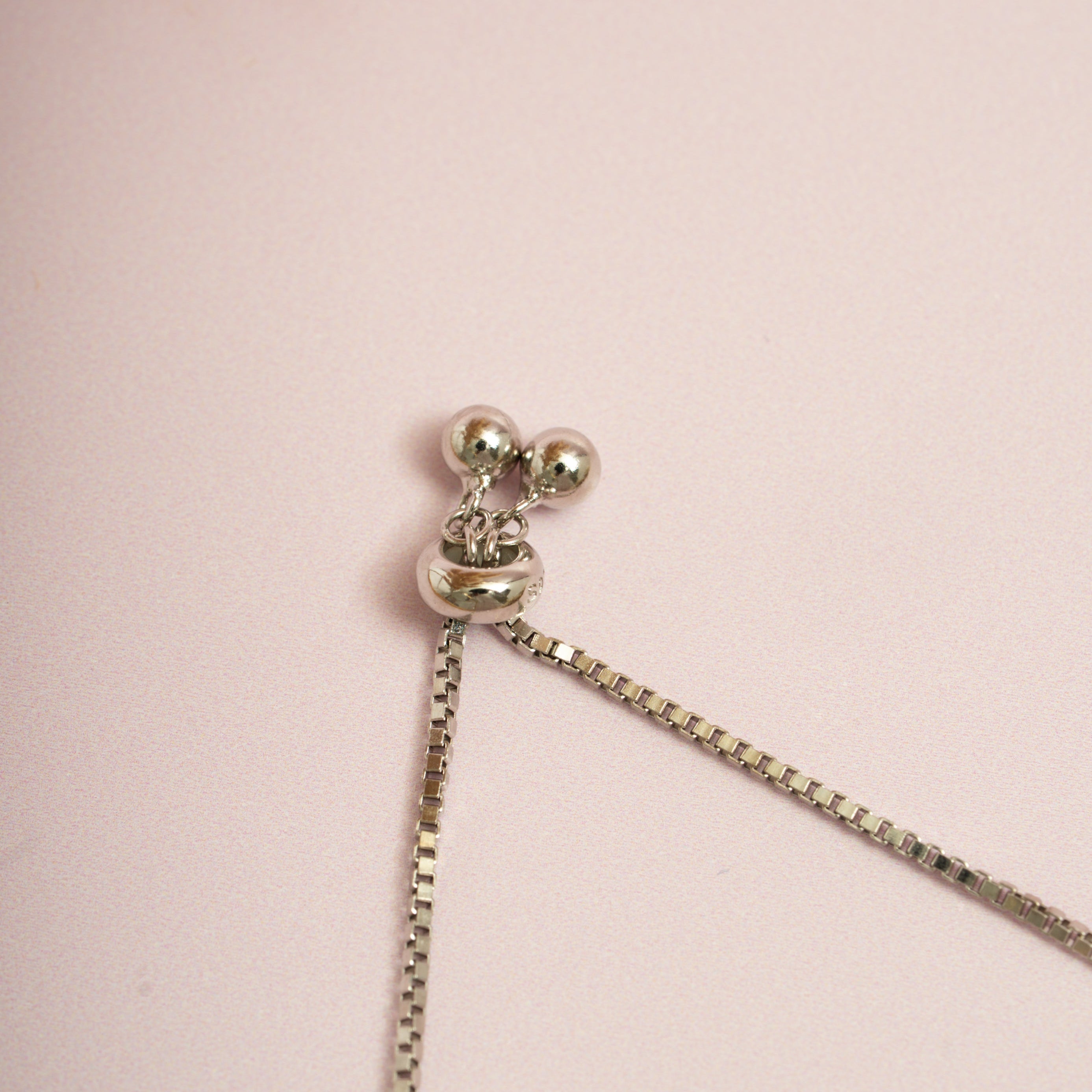 Silver Heart Clover Bracelet