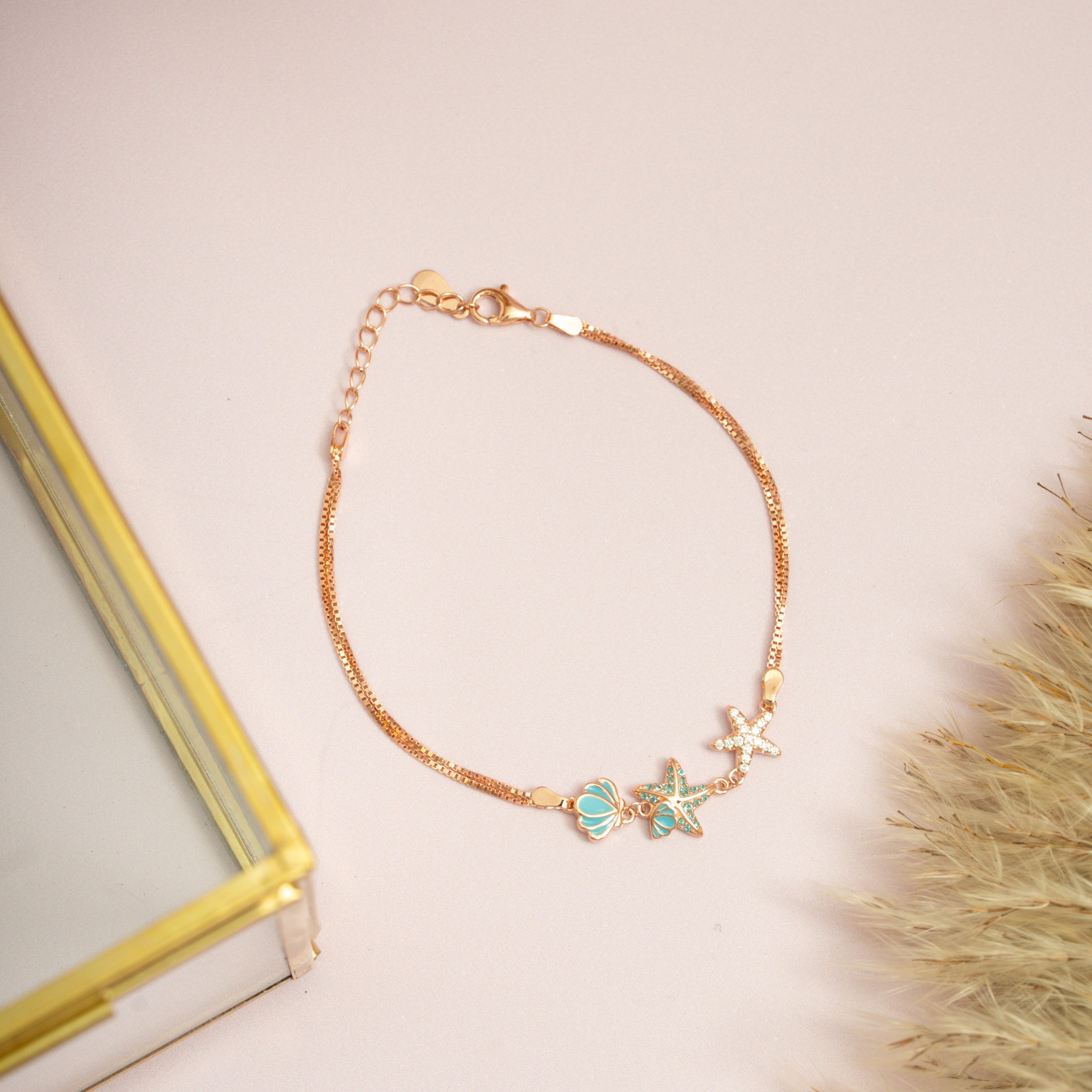 Rose Gold Starfish Bracelet