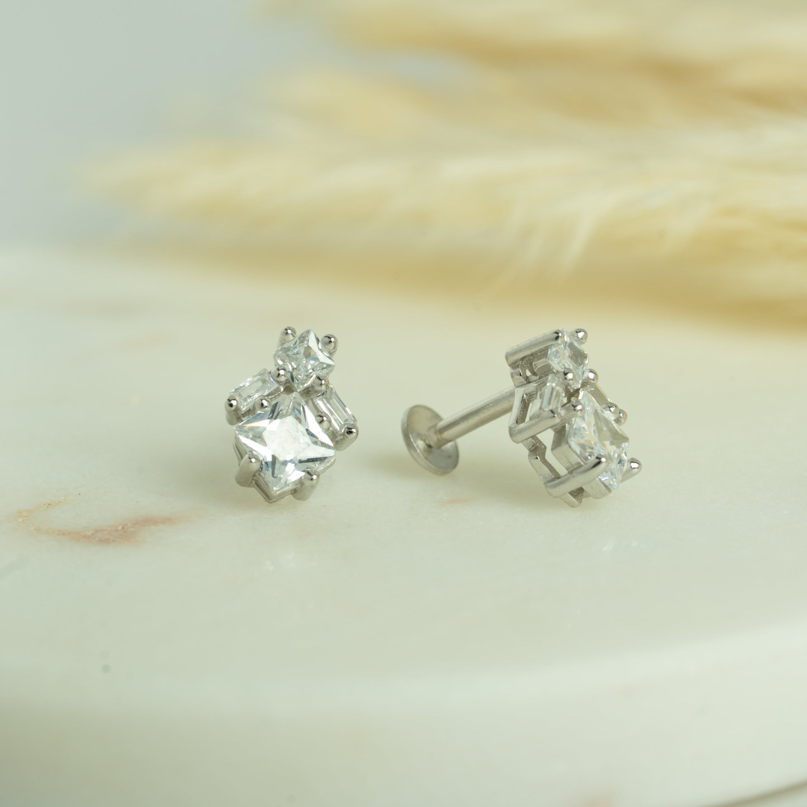 Art Deco Cluster Studs