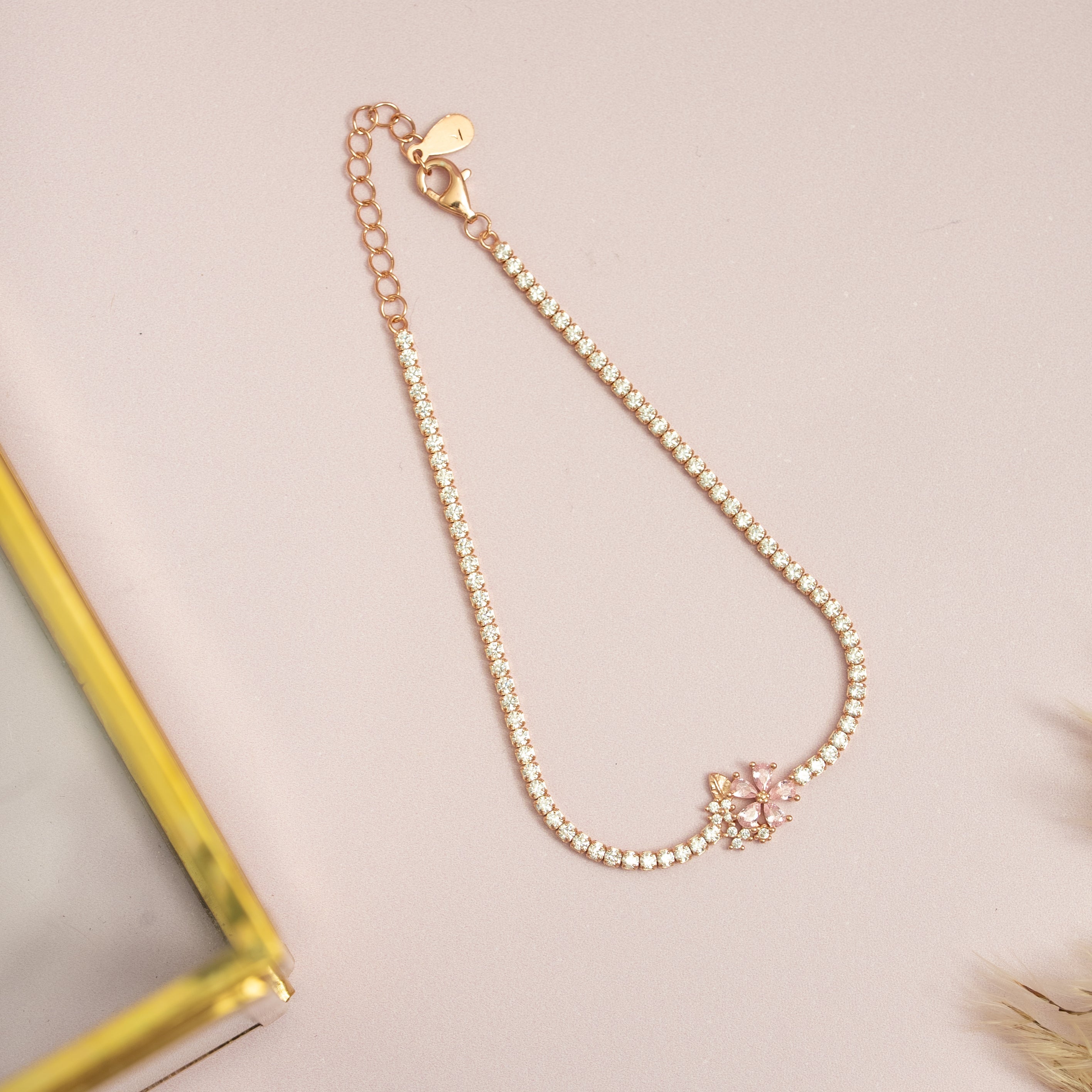 Rose Gold Tennis Bracelet