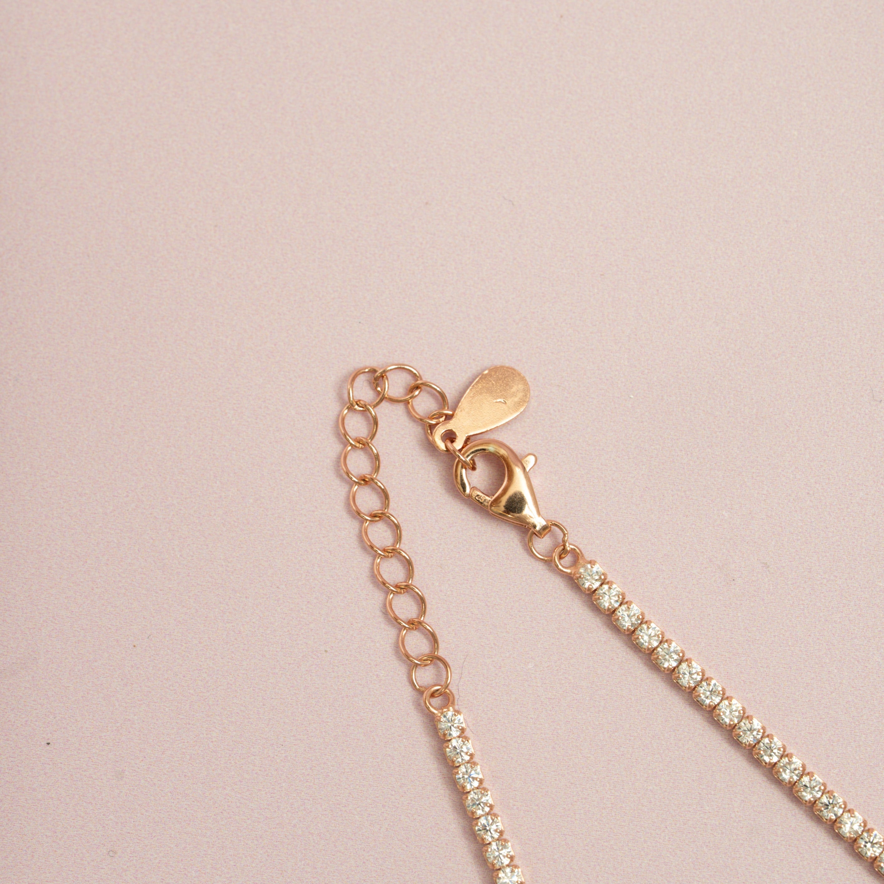 Rose Gold Tennis Bracelet